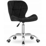 Офісне крісло MemFlow велюрове чорне