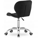 Офісне крісло MemFlow велюрове чорне - Зображення 4