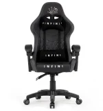 Зручне чорне геймерське крісло Infini Five - Зображення 3