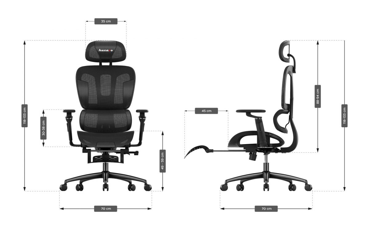 Ергономічне і стильне геймерське крісло Huzaro Combat 7.9 - Зображення 8