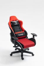 Геймерське крісло COBRA Rebel CR200 червоно-чорне – елегантність та підтримка спини - Зображення 2