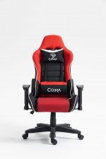 Геймерське крісло COBRA Rebel CR200 червоно-чорне – елегантність та підтримка спини