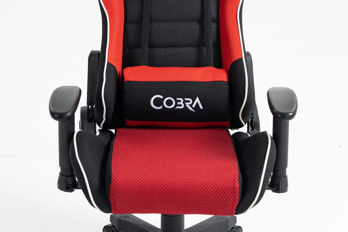 Геймерське крісло COBRA Rebel CR200 червоно-чорне – елегантність та підтримка спини - Зображення 3