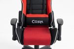 Геймерське крісло COBRA Rebel CR200 червоно-чорне – елегантність та підтримка спини - Зображення 3