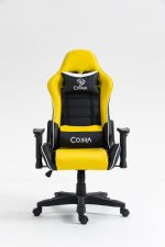 Геймерське крісло COBRA Rebel CR201 жовто-чорне – яскравий дизайн - Зображення 2