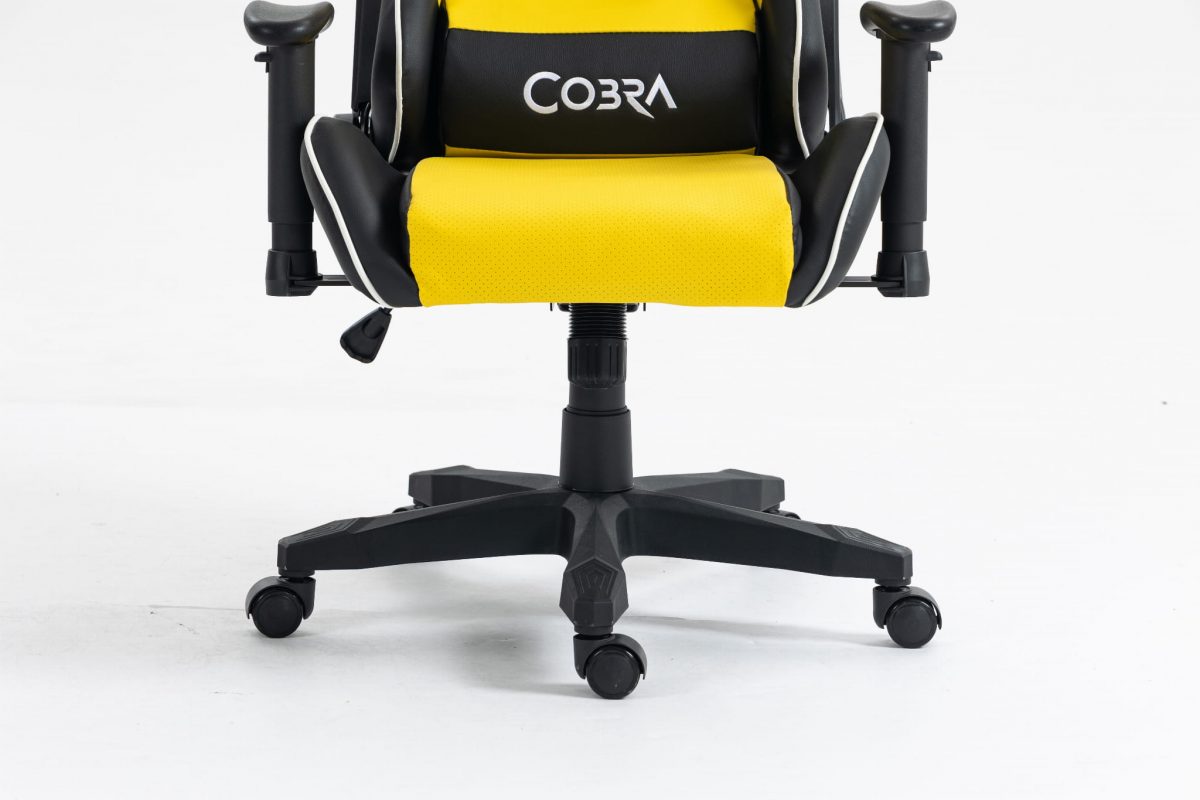 Геймерське крісло COBRA Rebel CR201 жовто-чорне – яскравий дизайн - Зображення 3
