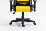 Геймерське крісло COBRA Rebel CR201 жовто-чорне – яскравий дизайн - Зображення 3