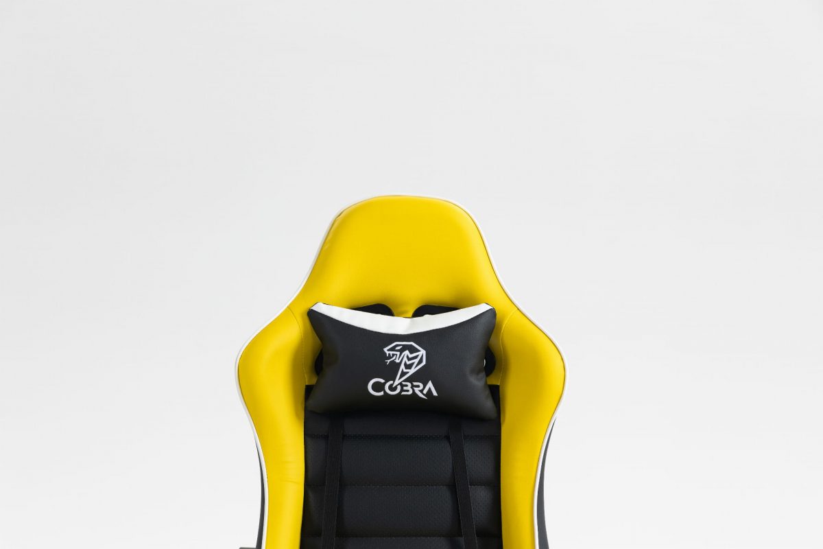 Геймерське крісло COBRA Rebel CR201 жовто-чорне – яскравий дизайн - Зображення 5