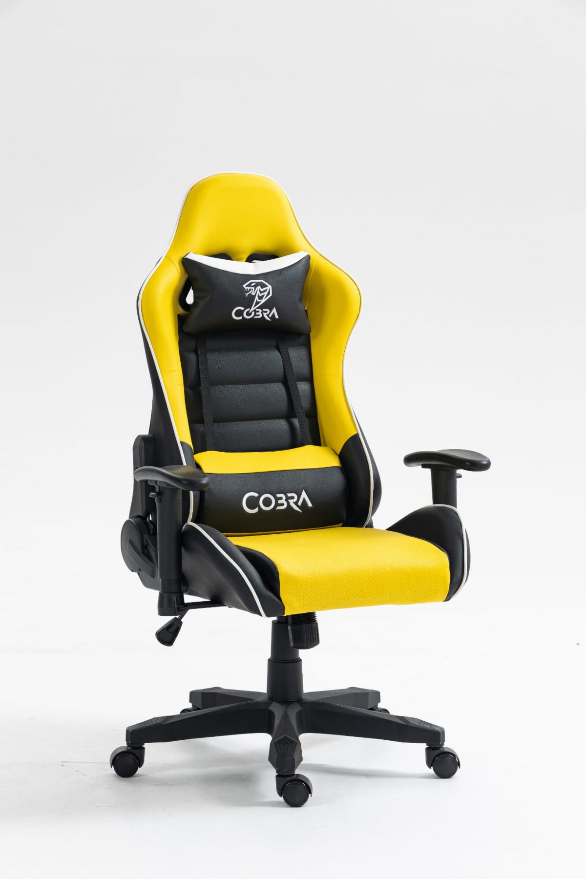 Геймерське крісло COBRA Rebel CR201 жовто-чорне – яскравий дизайн - Зображення 7