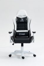 Геймерське крісло COBRA Rebel CR202 біло-чорне – стильний комфорт - Зображення 2