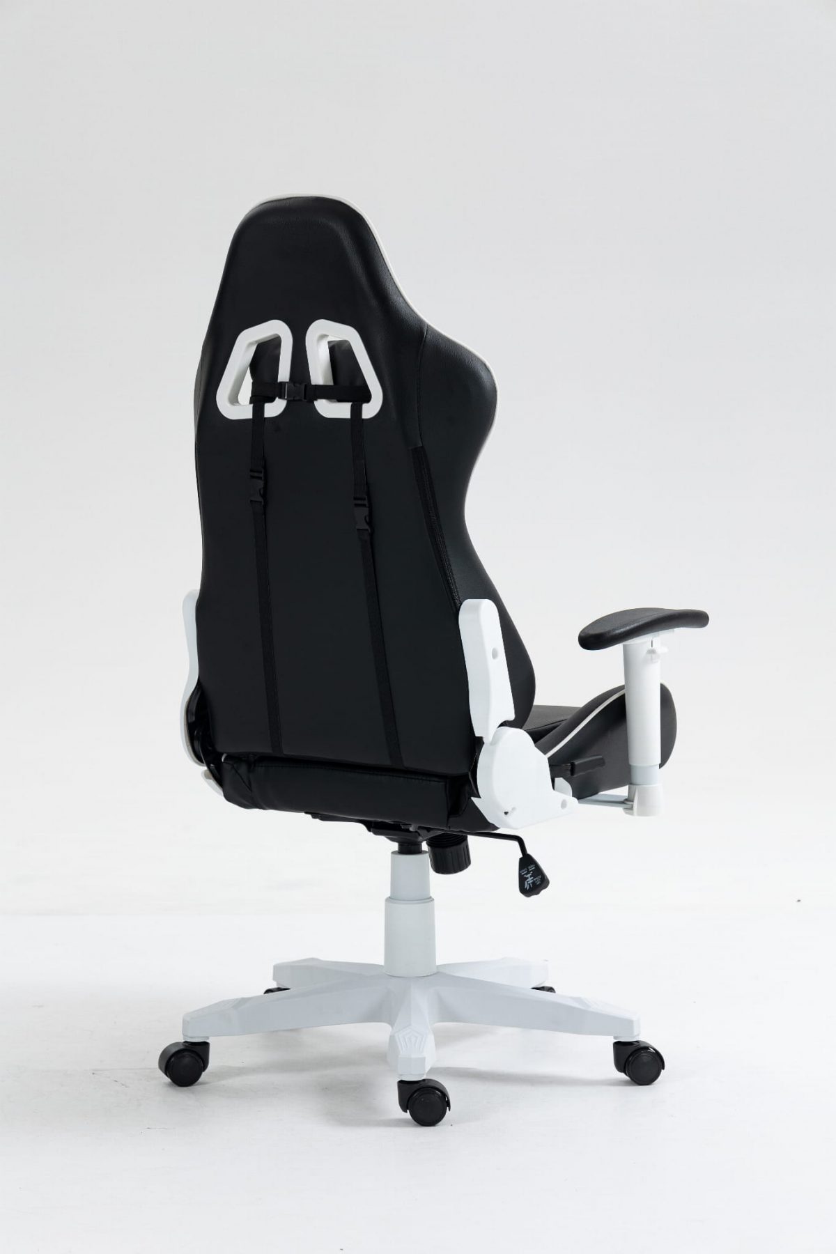Геймерське крісло COBRA Rebel CR202 біло-чорне – стильний комфорт - Зображення 9