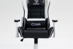 Геймерське крісло COBRA Rebel CR202 біло-чорне – стильний комфорт - Зображення 3