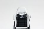 Геймерське крісло COBRA Rebel CR202 біло-чорне – стильний комфорт - Зображення 4
