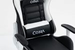 Геймерське крісло COBRA Rebel CR202 біло-чорне – стильний комфорт - Зображення 6