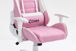 Геймерське крісло COBRA Rebel CR203 рожево-біле – комфорт і стиль - Зображення 8