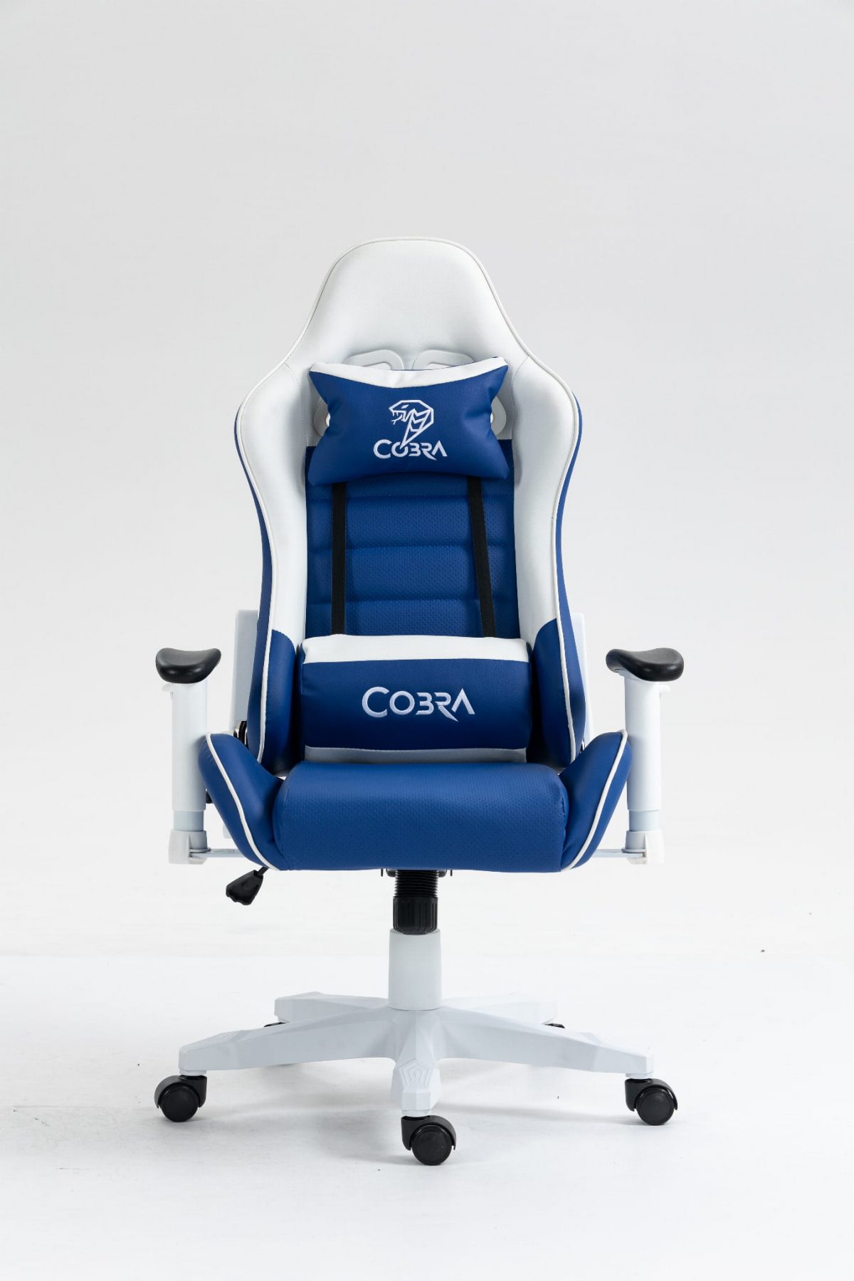 Геймерське крісло COBRA Rebel CR204 синьо-біле – стильний вибір для геймерів - Зображення 3