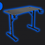 Геймерський стіл CR2050BK (100 см) – стильний і практичний вибір для сучасних інтер'єрів