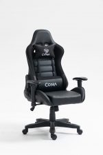 Геймерське крісло COBRA Rebel CR206 чорне – комфорт для геймерів