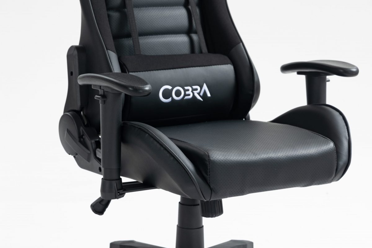 Геймерське крісло COBRA Rebel CR206 чорне – комфорт для геймерів - Зображення 8