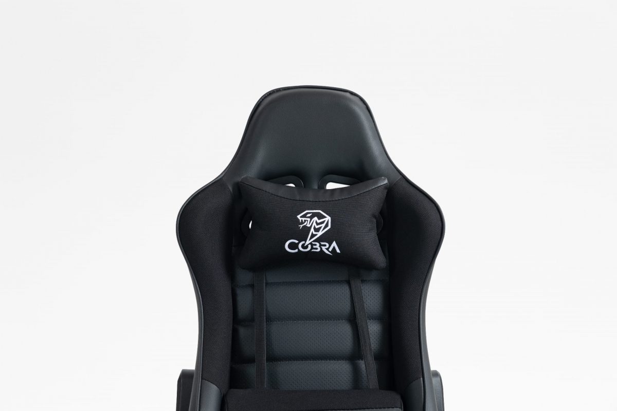 Геймерське крісло COBRA Rebel CR206 чорне – комфорт для геймерів - Зображення 3