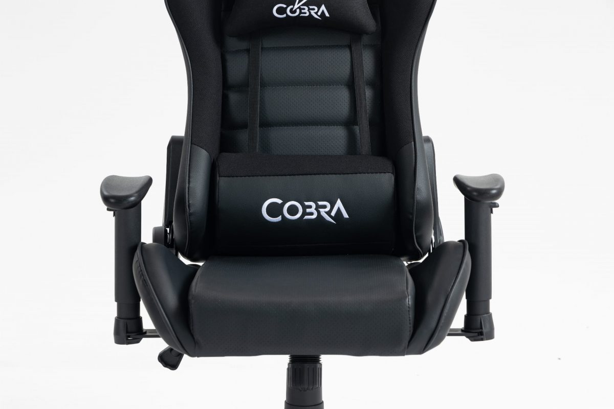Геймерське крісло COBRA Rebel CR206 чорне – комфорт для геймерів - Зображення 6