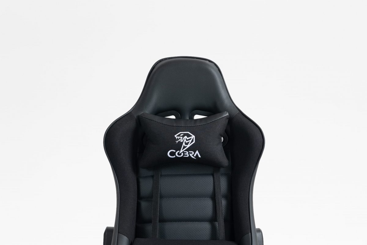 Геймерське крісло COBRA Rebel CR206 чорне – комфорт для геймерів - Зображення 7