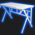 Геймерський стіл COBRA DESK CR3010WH Білий – стильний та просторий