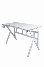 Геймерський стіл COBRA DESK CR3010WH Білий – стильний та просторий - Зображення 3