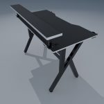 Геймерський стіл Cobra CR4009BK – чорний дизайн для геймерів - Зображення 7
