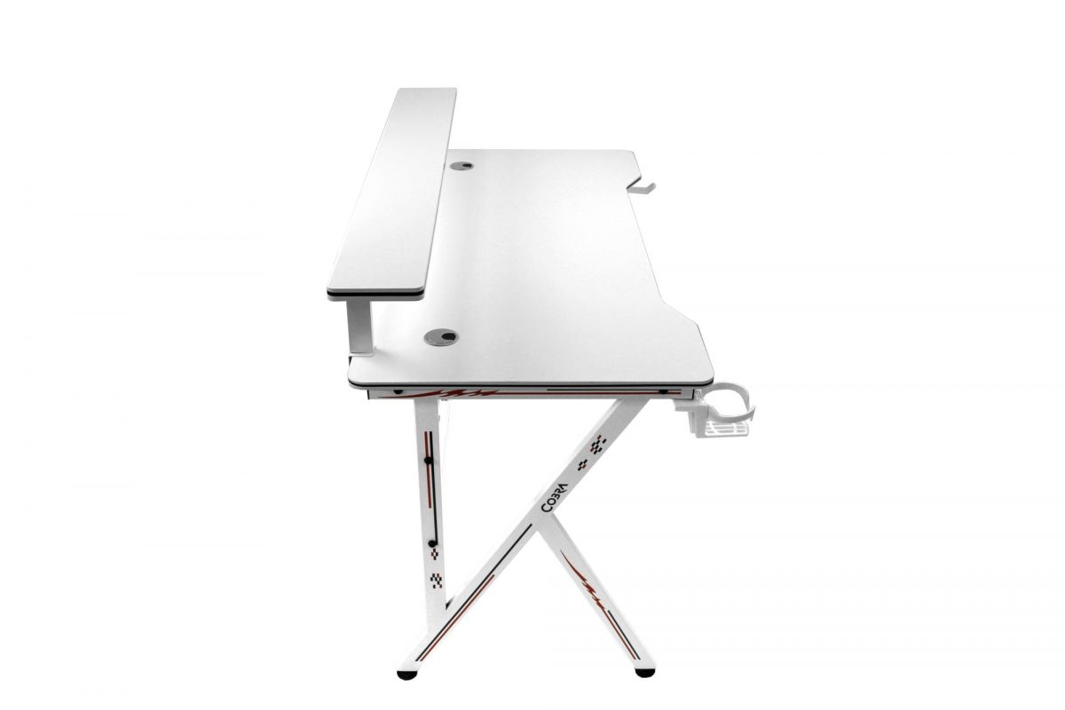 Геймерський стіл Cobra CR4010WH – ергономічний дизайн - Зображення 12