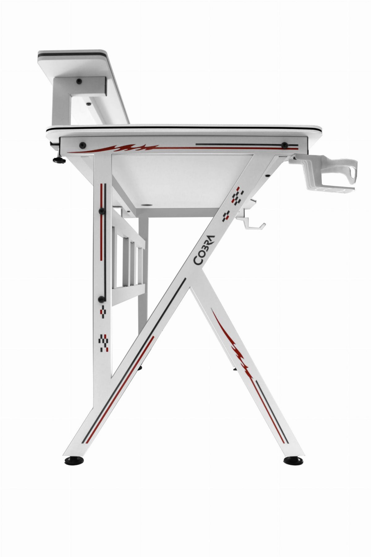 Геймерський стіл Cobra CR4010WH – ергономічний дизайн - Зображення 15