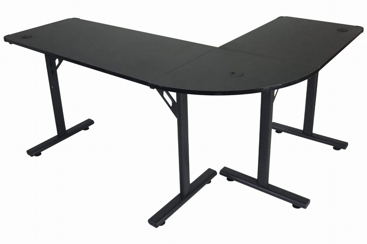 Геймерський стіл Cobra CRF4552RGB Black – чорний стіл з RGB підсвіткою для справжніх геймерів - Зображення 3