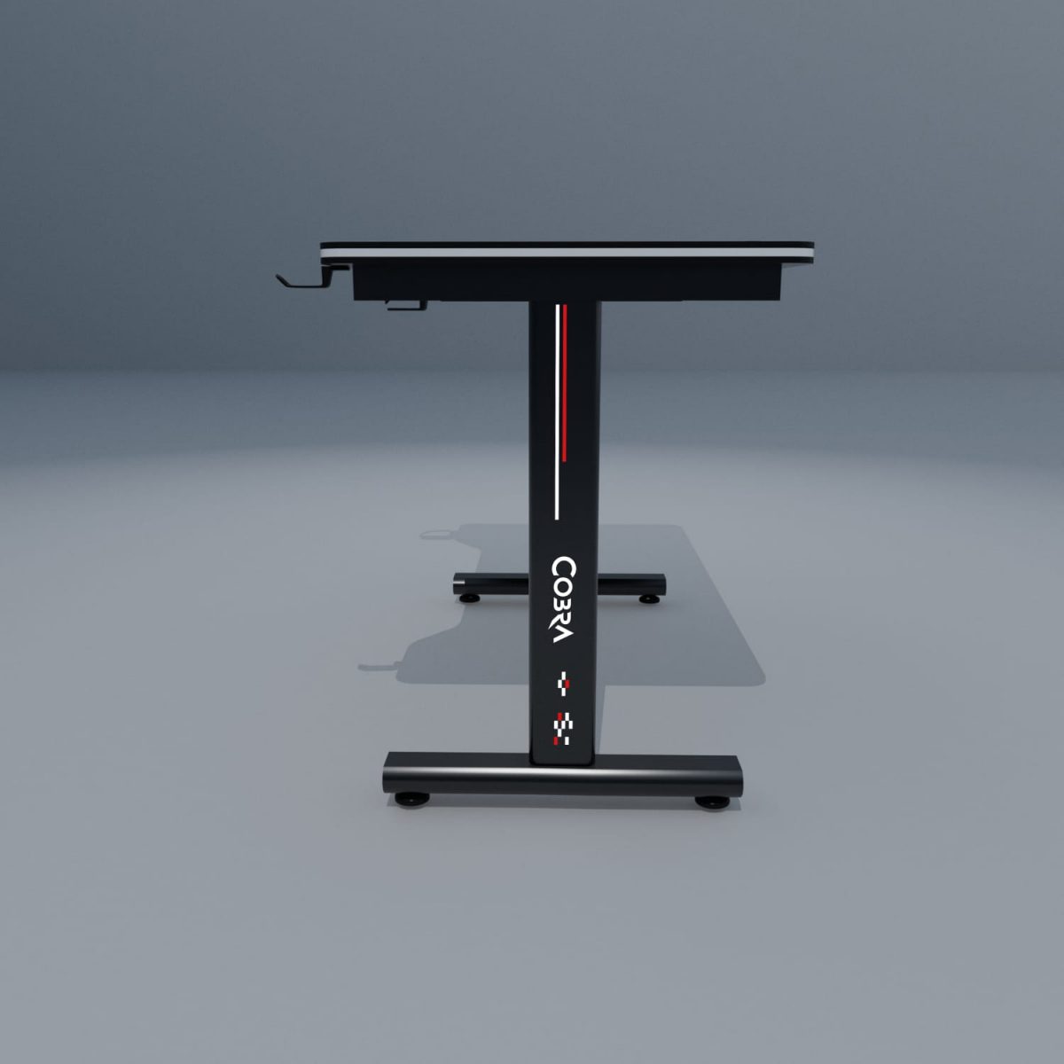 Геймерський стіл Cobra CR4574BK – чорний стиль для геймерів - Зображення 5