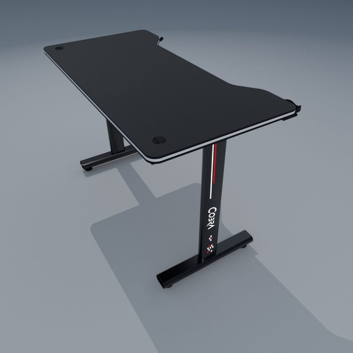 Геймерський стіл Cobra CR4574BK – чорний стиль для геймерів - Зображення 6