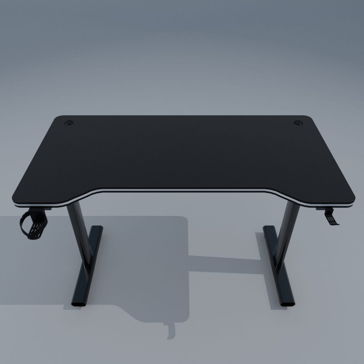 Геймерський стіл Cobra CR4574BK – чорний стиль для геймерів - Зображення 8