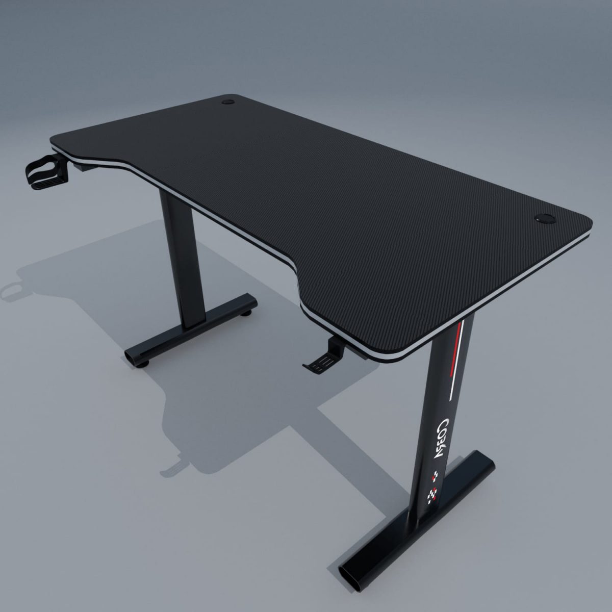 Геймерський стіл Cobra CR4574BK – чорний стиль для геймерів - Зображення 10