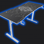 Геймерський стіл Cobra X-Mate CRF140WH – універсальний білий стиль