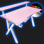 Геймерський стіл CRF4009RGB Рожевий – ідеальний вибір для віртуальних пригод