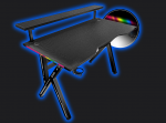Геймерський стіл CRF4010RGB Чорний – стиль та RGB підсвітка