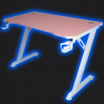 Геймерський стіл CRF4575RGB Рожевий – стиль з RGB підсвіткою