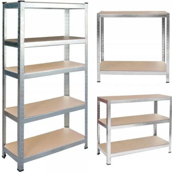 Металевий стелаж Humberg 180x 90x40 см на 5 полиць