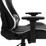 Елегантне геймерське крісло KRAKEN HELIOS чорно-біла екошкіра - Зображення 10