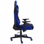 Елегантне і зносостійке геймерське крісло KRAKEN HELIOS чорно-синє - Зображення 3