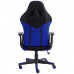Елегантне і зносостійке геймерське крісло KRAKEN HELIOS чорно-синє - Зображення 4