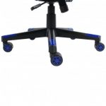 Елегантне і зносостійке геймерське крісло KRAKEN HELIOS чорно-синє - Зображення 5