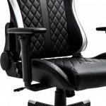 Сучасне геймерське крісло KRAKEN HELIOS чорно-срібляста екошкіра - Зображення 7