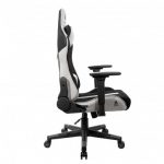 Стильне геймерське крісло KRAKEN HELIOS з чорно-сірої тканини - Зображення 3