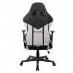 Стильне геймерське крісло KRAKEN HELIOS з чорно-сірої тканини - Зображення 4