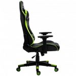 Ергономічне та стильне геймерське крісло KRAKEN HELIOS з чорно-зеленої екошкіри - Зображення 3