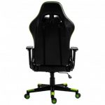 Ергономічне та стильне геймерське крісло KRAKEN HELIOS з чорно-зеленої екошкіри - Зображення 4